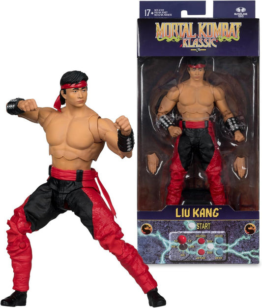 Liu Kang Figura De Acción Mortal Kombat Klassic Mcfarlane Toys 18 Cm