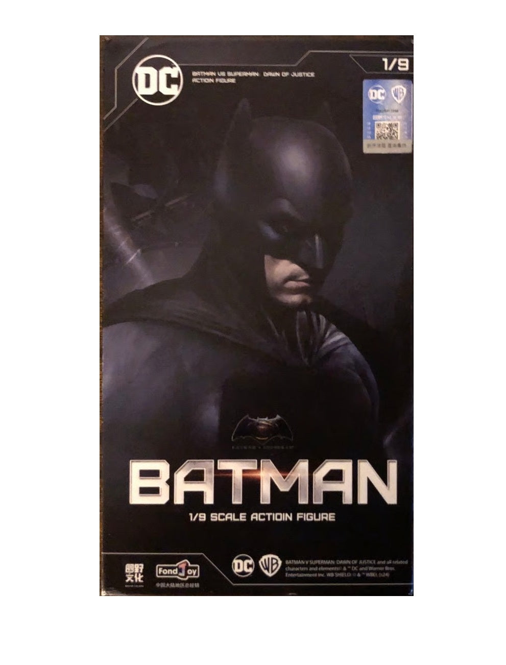 Batman Figura de Accion Batfleck Batman Vs Superman DC Studios Fondjoy 19cm