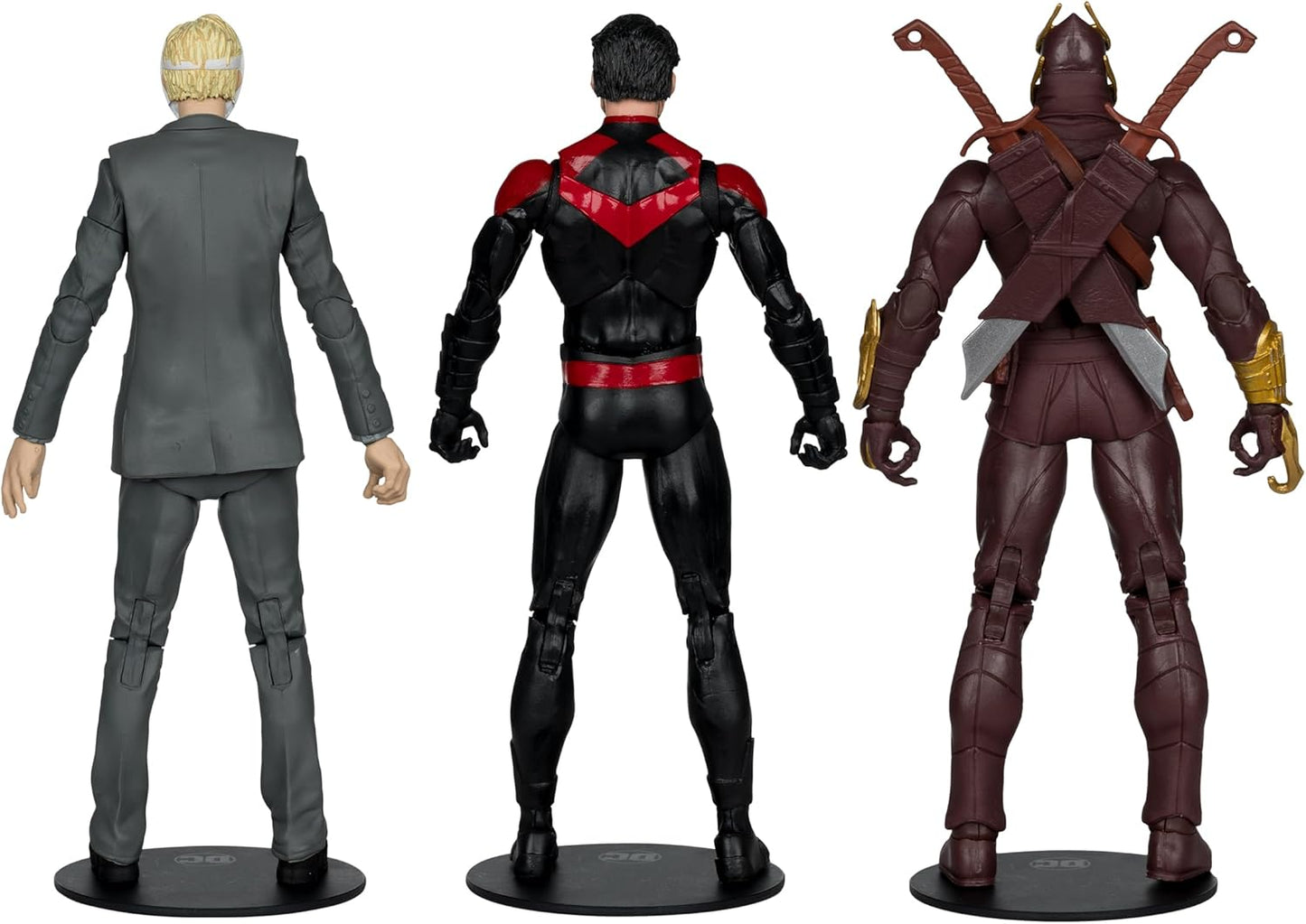 Nightwing Vs Talon & Owl Figura De Acción Pack Gold Label Batman Dc Multiverse Mcfarlane Toys 18 cm