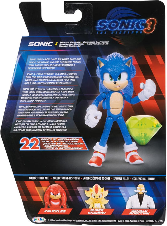 Sonic Figura de Accion Sonic 3 The Movie Jakks Pacific 11 Cm