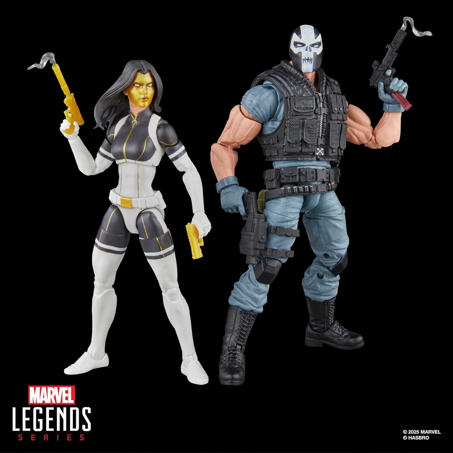 Madame Masque & Crossbones Pack Figura De Acción Suiper Villains Marvel Legends Hasbro 18 Cm
