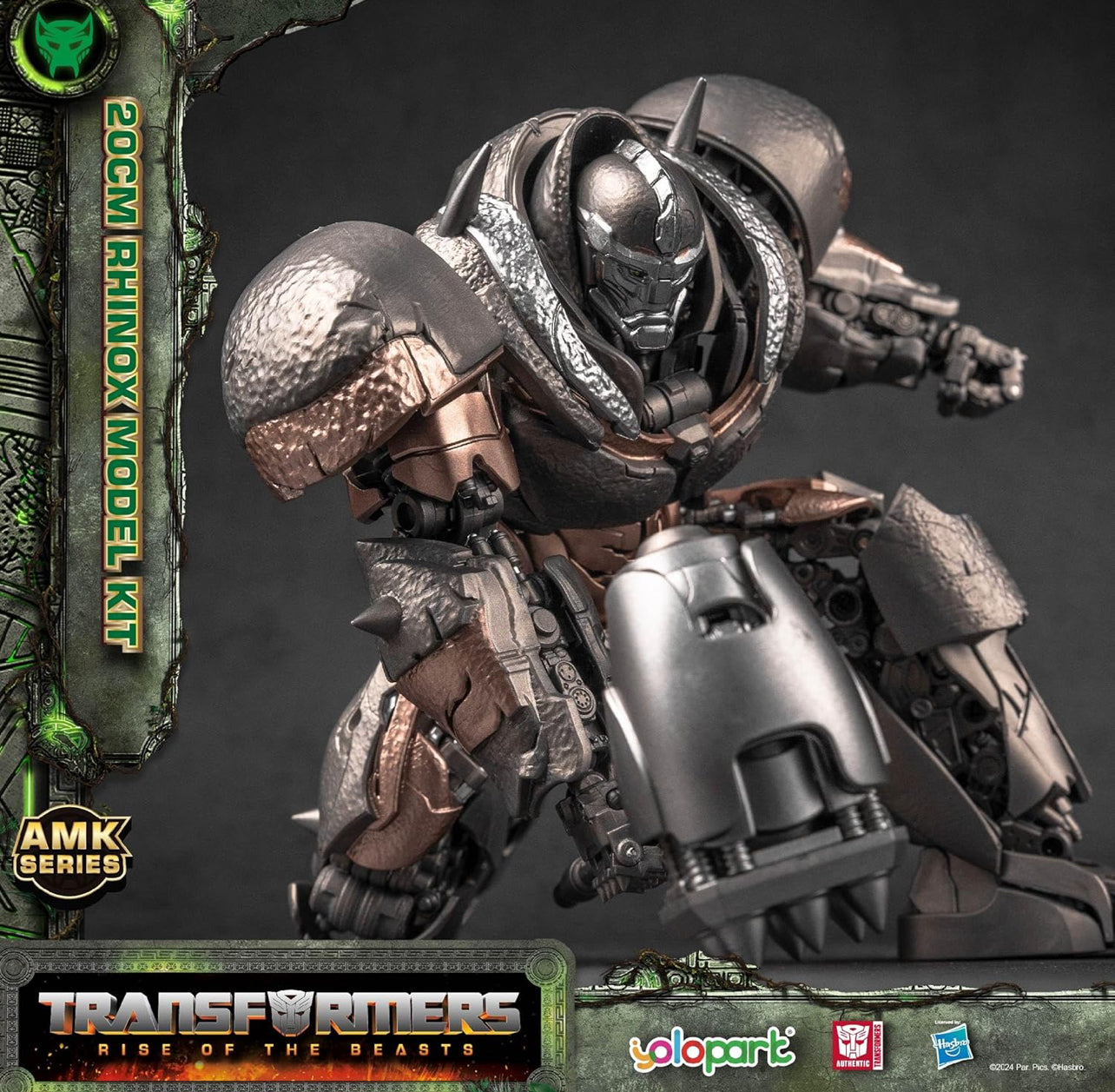 Rhinox Figura de Acción Transformers Rise Of The Beasts Yolopark Transformers Model Kit AMK Hasbro