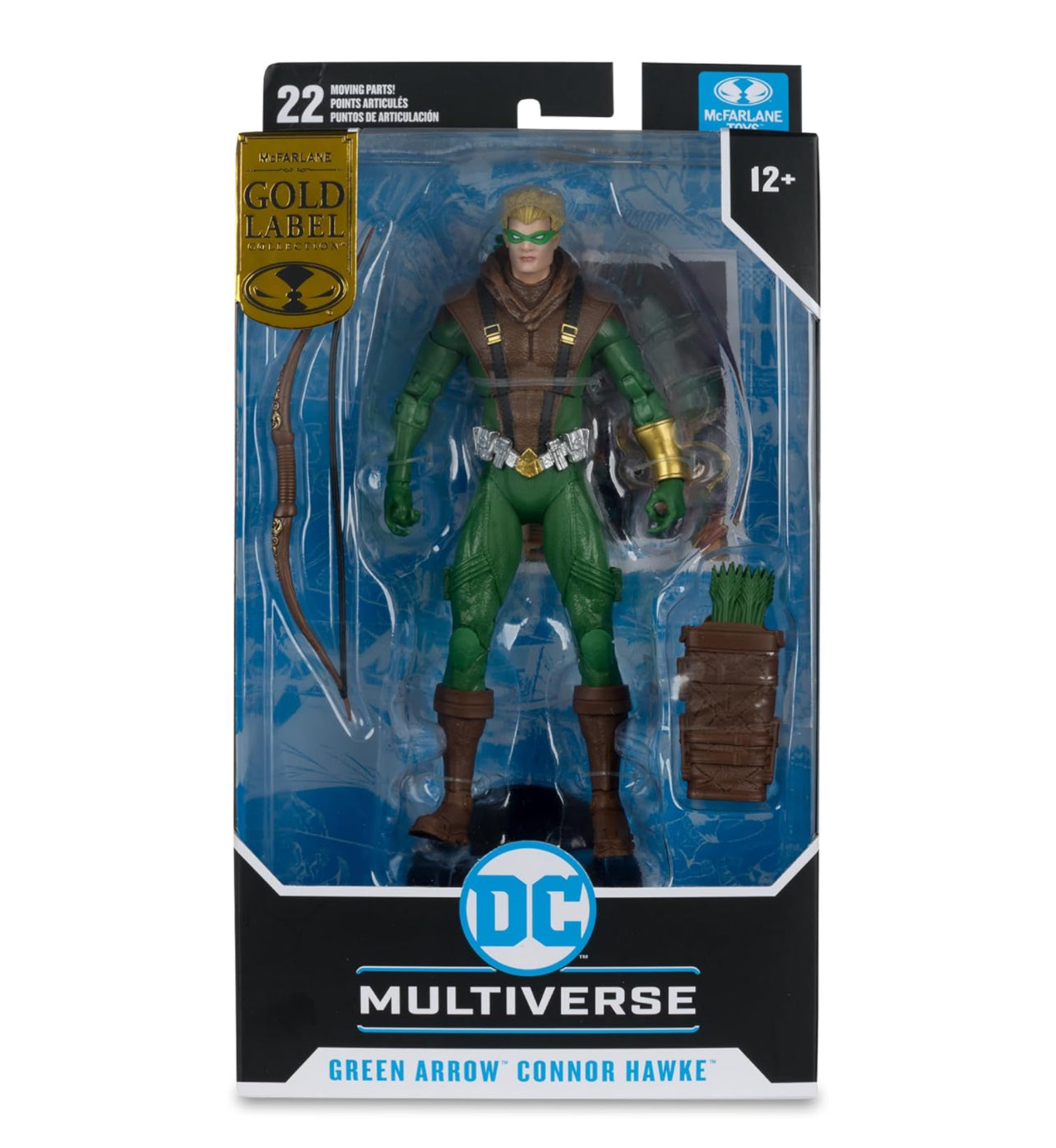 Connor Hawke Figura de Acción Green Arrow Dc Mcfarlane Toys Gold Label 18cm