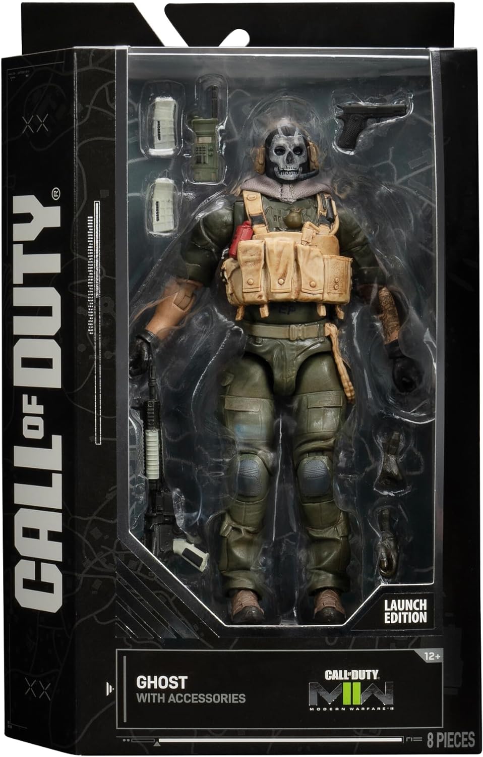 Ghost Figura De Acción Call Of Duty Warzone Jazwares 16,5 Cm