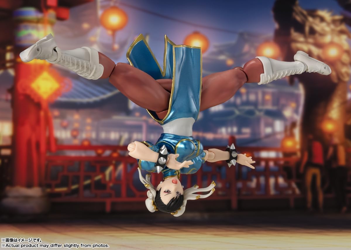 Chun Li Figura De Acción Street Fighter Outfit Bandai Sh Figuarts 16 Cm