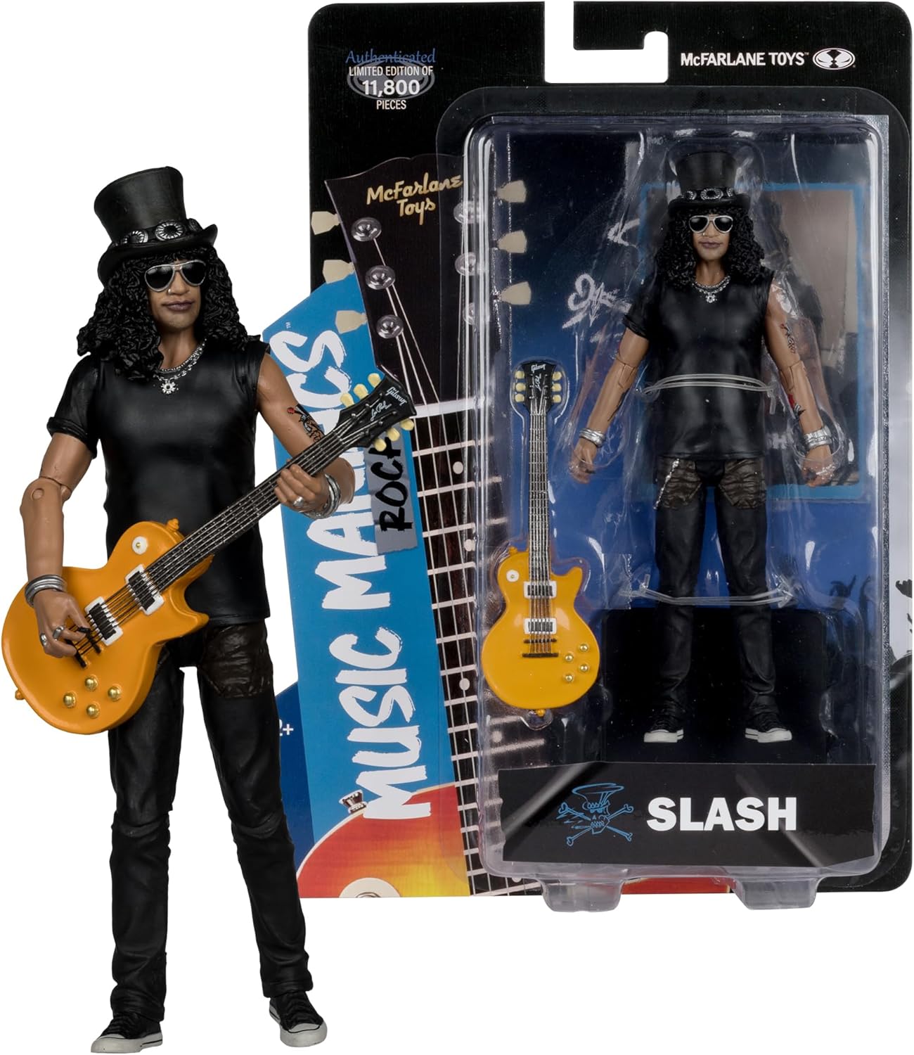 Slash Figura de Acción Guns n´ Roses Music Maniacs Mcfarlane Toys 16 Cm