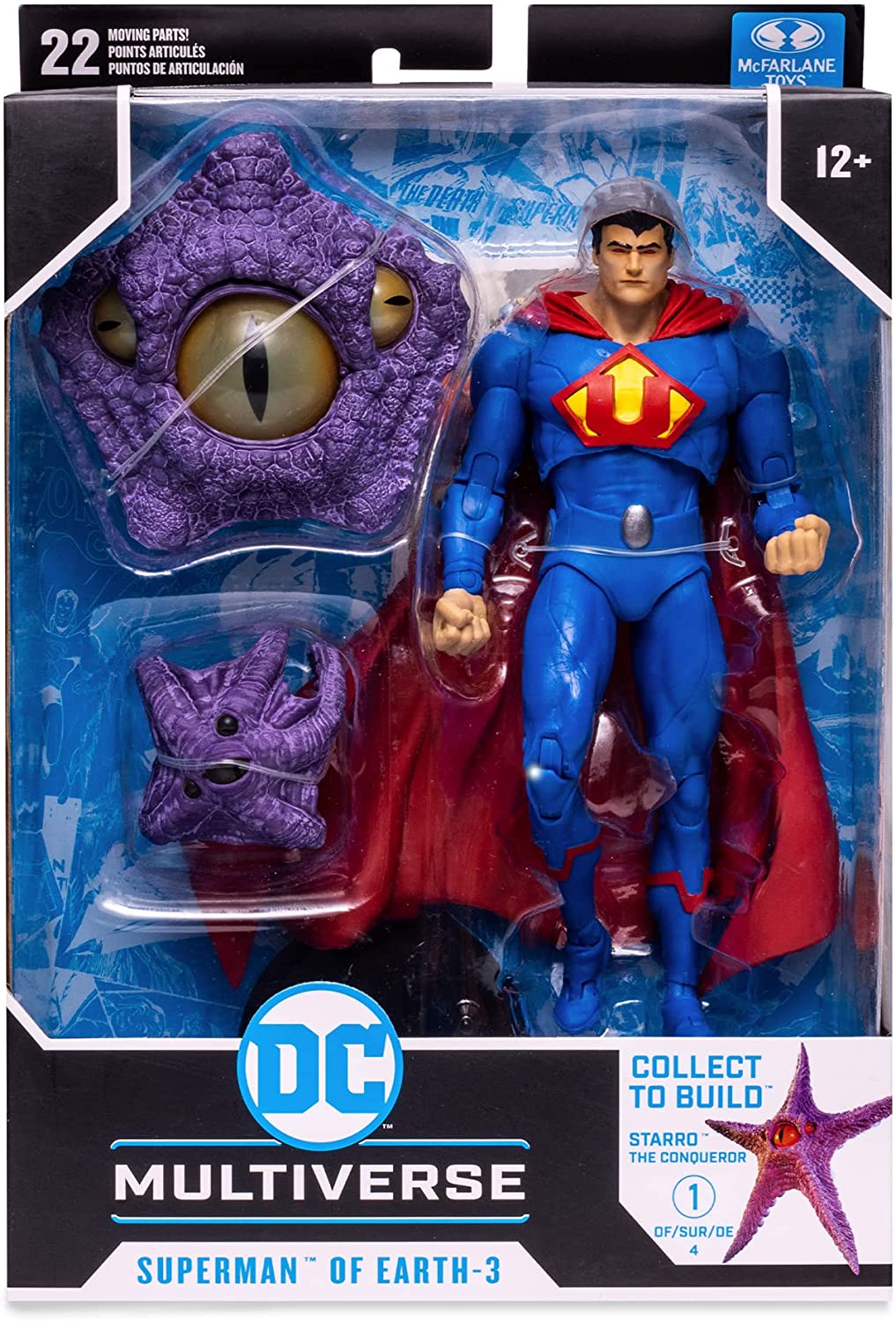 Superman Figura De Acción Crime Syndicate DC Multiverse Mcfarlane Toys 18 Cm BAF Starro