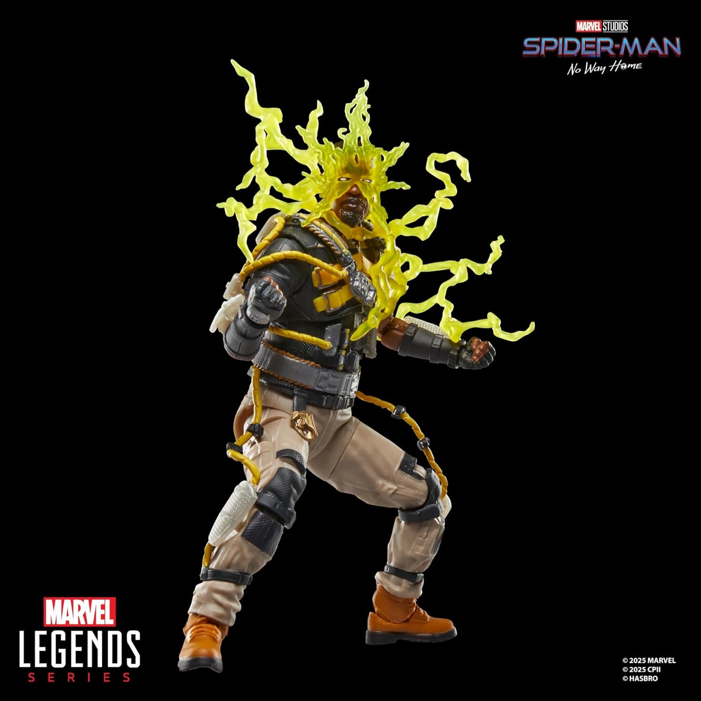 Electro Figura De Acción Spiderman No Way Home Marvel Legends Hasbro 16 Cm
