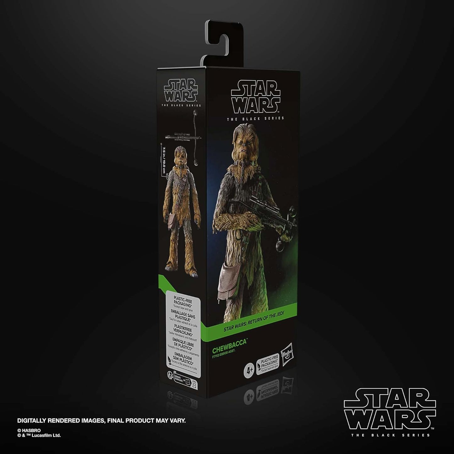 Chewbacca Figura De Acción Star Wars Return Of The JediThe Black Series Hasbro 18 Cm