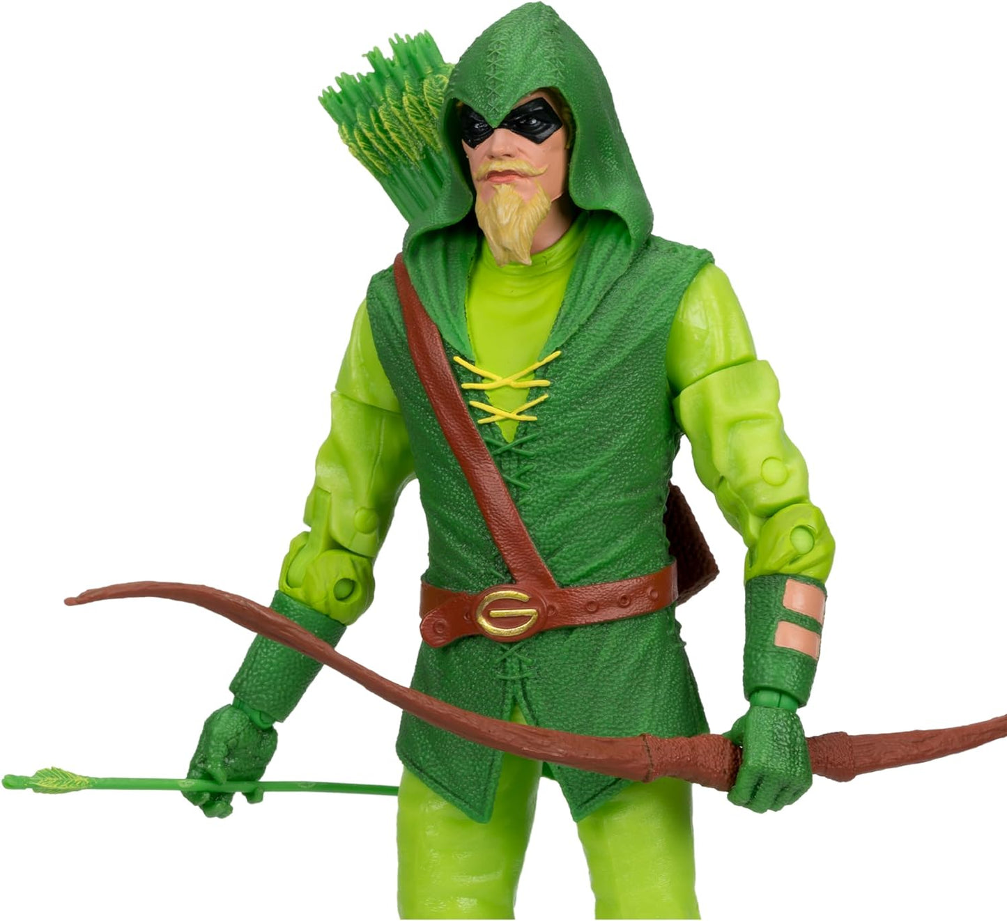 Green Arrow / Flecha Verde Figura De Acción Longbow Hunter Justice League Classic Dc Multiverse Mcfarlane Toys 18 cm