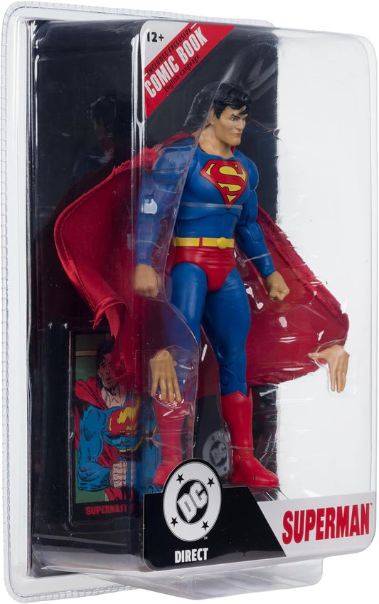Superman Zero Hour Figura De Acción Justice League Comic Dc Mcfarlane Toys 18 Cm