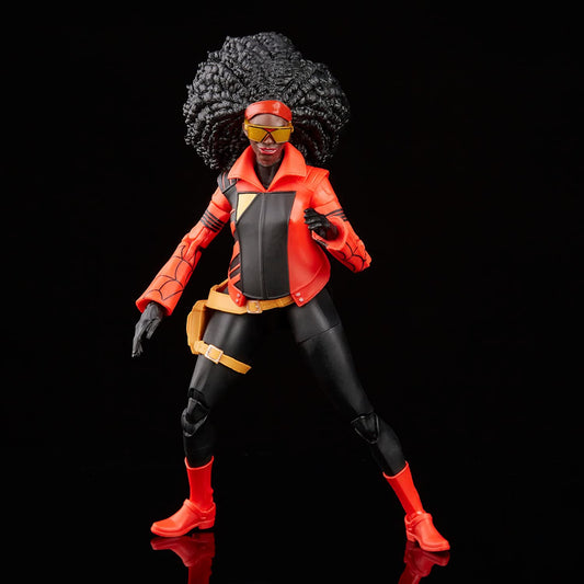 Jessica Drew Figura de Acción Spiderman Across The Spider Verse Marvel Legends Hasbro 17 Cm