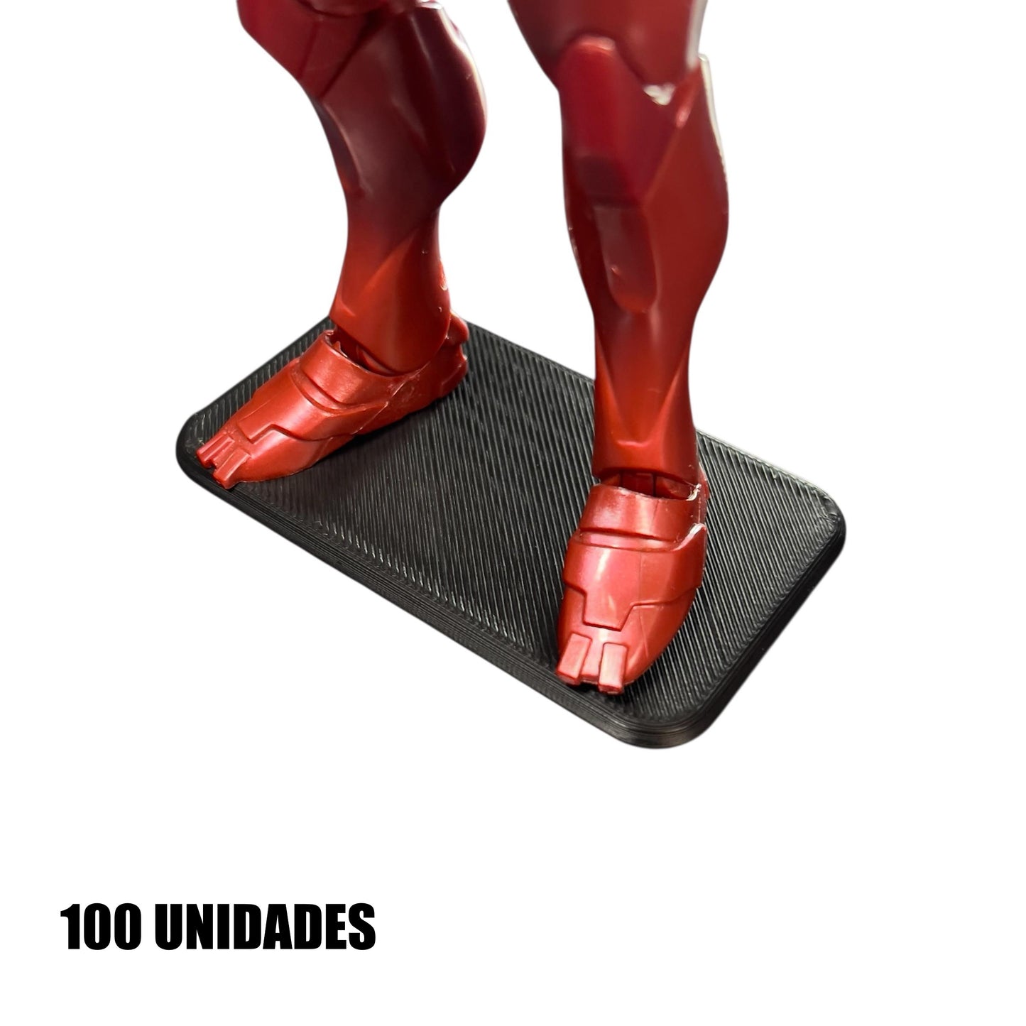 Base Rectangular Figuras de Acción con pines - Exhibición Colección Marvel Legends, Mcfarlane, Jada Toys, Black Series, Neca, Etc.
