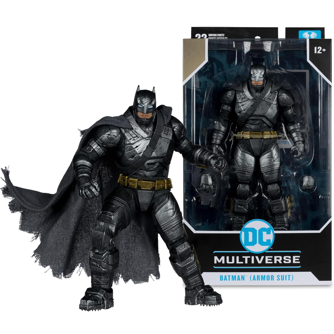 Batfleck Batman Armor Suit Figura de Acción BVS Dawn Of Justice Dc Mcfarlane Toys 18 C