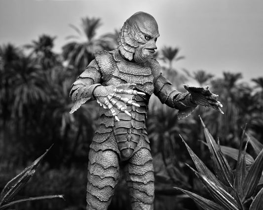 Creature From The Black Lagoon Black & White Figura De Acción Universal Monsters Neca Ultimate Toys 19 Cm