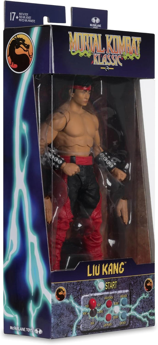 Liu Kang Figura De Acción Mortal Kombat Klassic Mcfarlane Toys 18 Cm