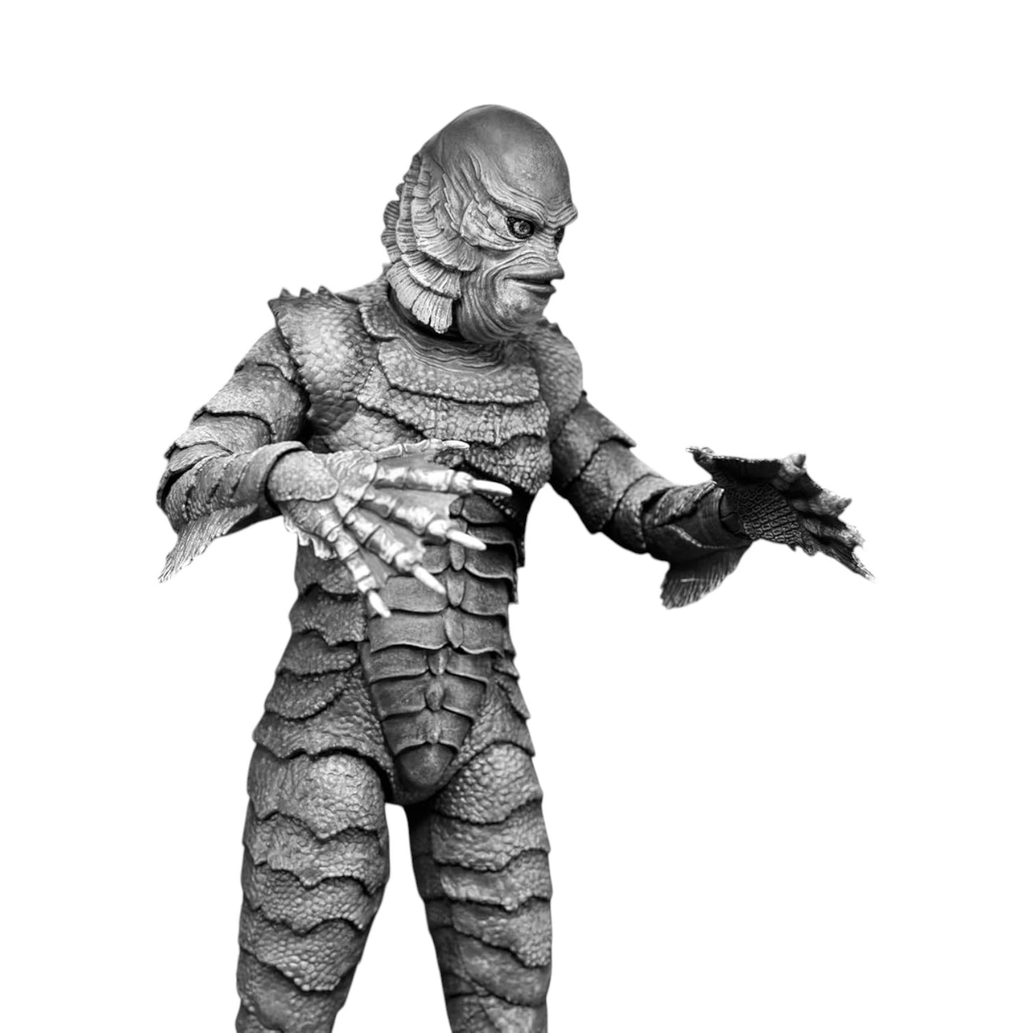 Creature From The Black Lagoon Black & White Figura De Acción Universal Monsters Neca Ultimate Toys 19 Cm