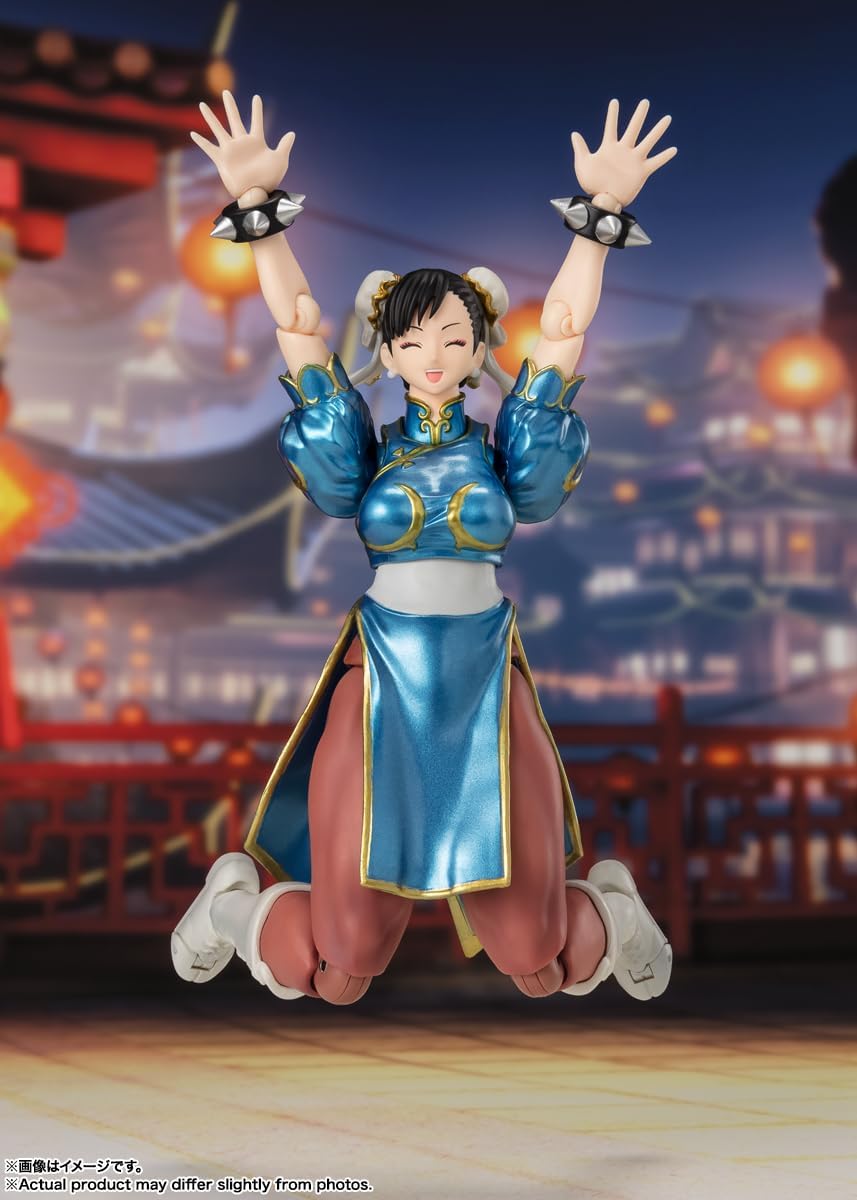 Chun Li Figura De Acción Street Fighter Outfit Bandai Sh Figuarts 16 Cm