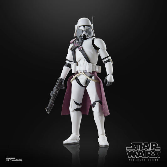 Clone Commander Bacara Figura De Acción Star Wars Revenge Of The Sith Black Series Hasbro 16 Cm