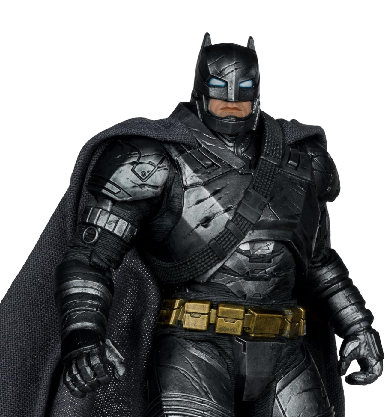Batfleck Batman Armor Suit Figura de Acción BVS Dawn Of Justice Dc Mcfarlane Toys 18 C