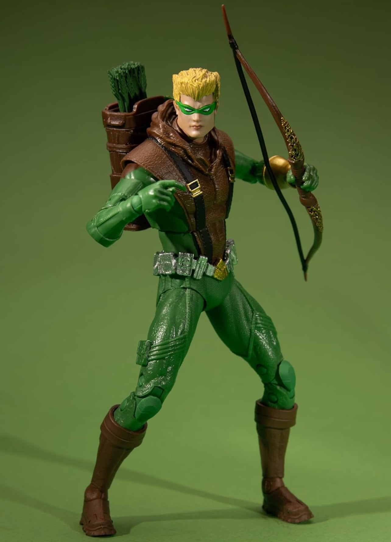 Connor Hawke Figura de Acción Green Arrow Dc Mcfarlane Toys Gold Label 18cm