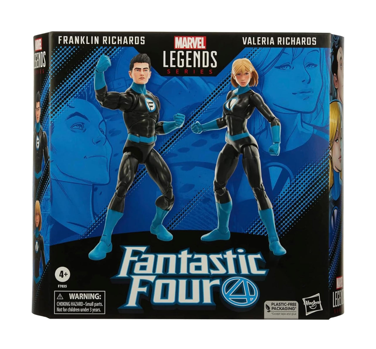 Franklin & Valeria Richards 2 Pack Figuras De Acción Los 4 Fantásticos Marvel Legends 16 Cm