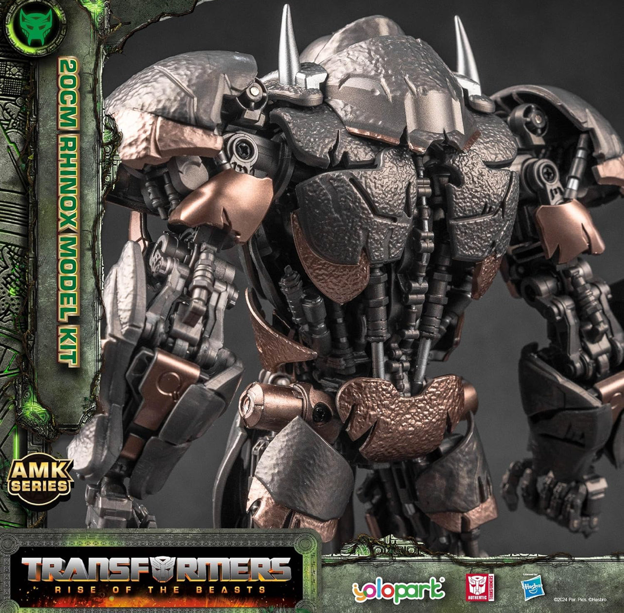 Rhinox Figura de Acción Transformers Rise Of The Beasts Yolopark Transformers Model Kit AMK Hasbro