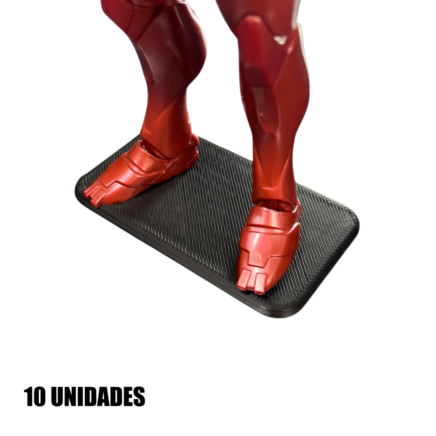 Base Rectangular Figuras de Acción con pines - Exhibición Colección Marvel Legends, Mcfarlane, Jada Toys, Black Series, Neca, Etc.