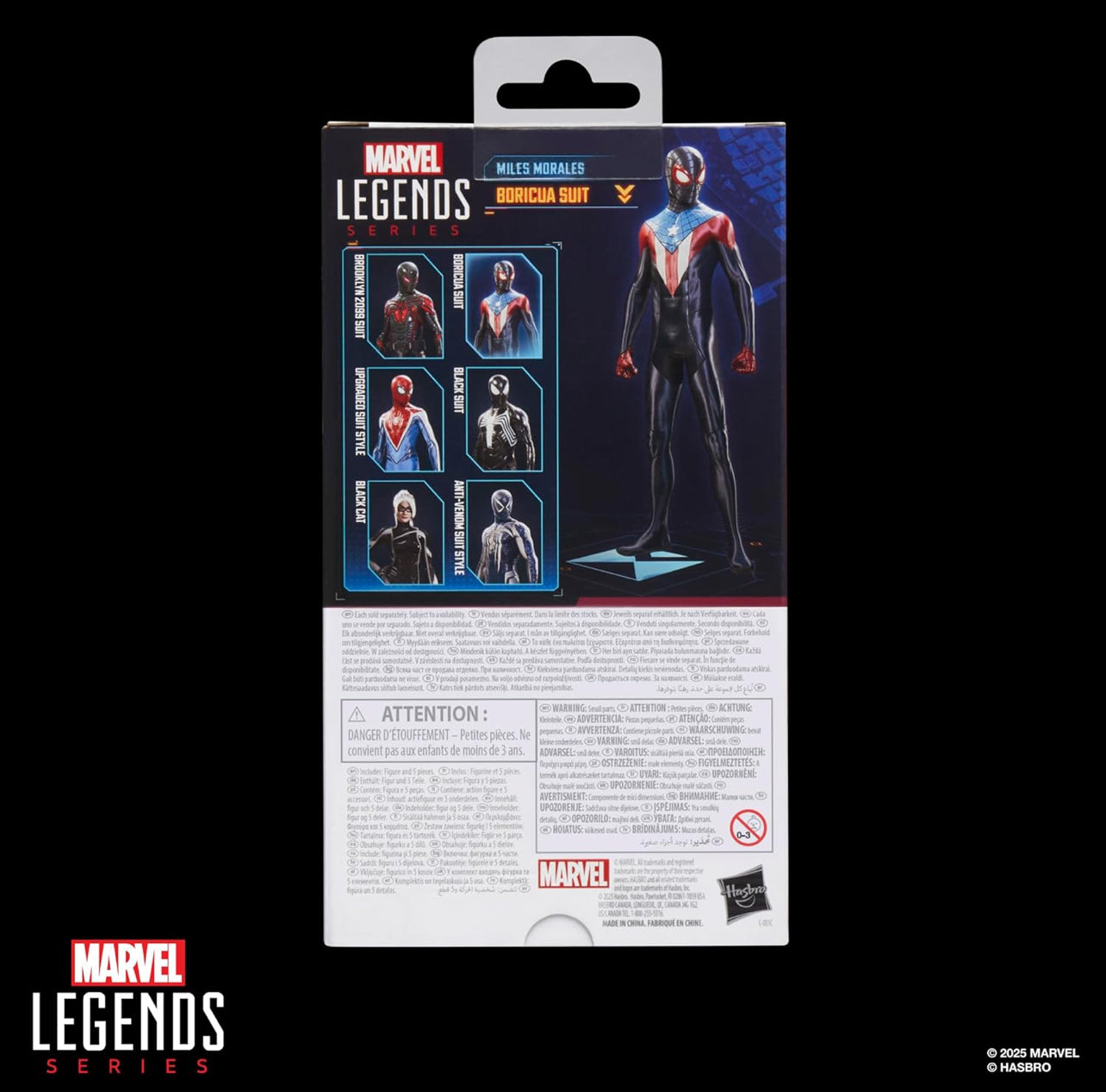 Miles Morales Boricua Suit Figura De Acción Spiderman 2 Gamerverse Ps5 Marvel Legends 16cm
