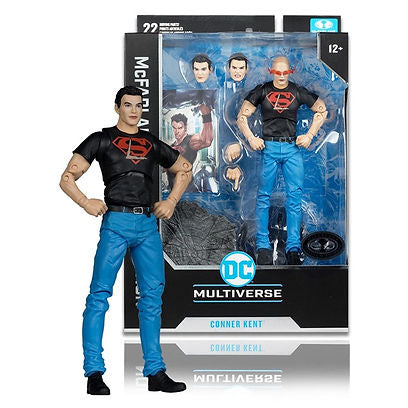 Conner Kent Platinum Ed. Figura De Acción Super Boy Teen Titans Dc Collector Edition Mcfarlane Toys 18 cm