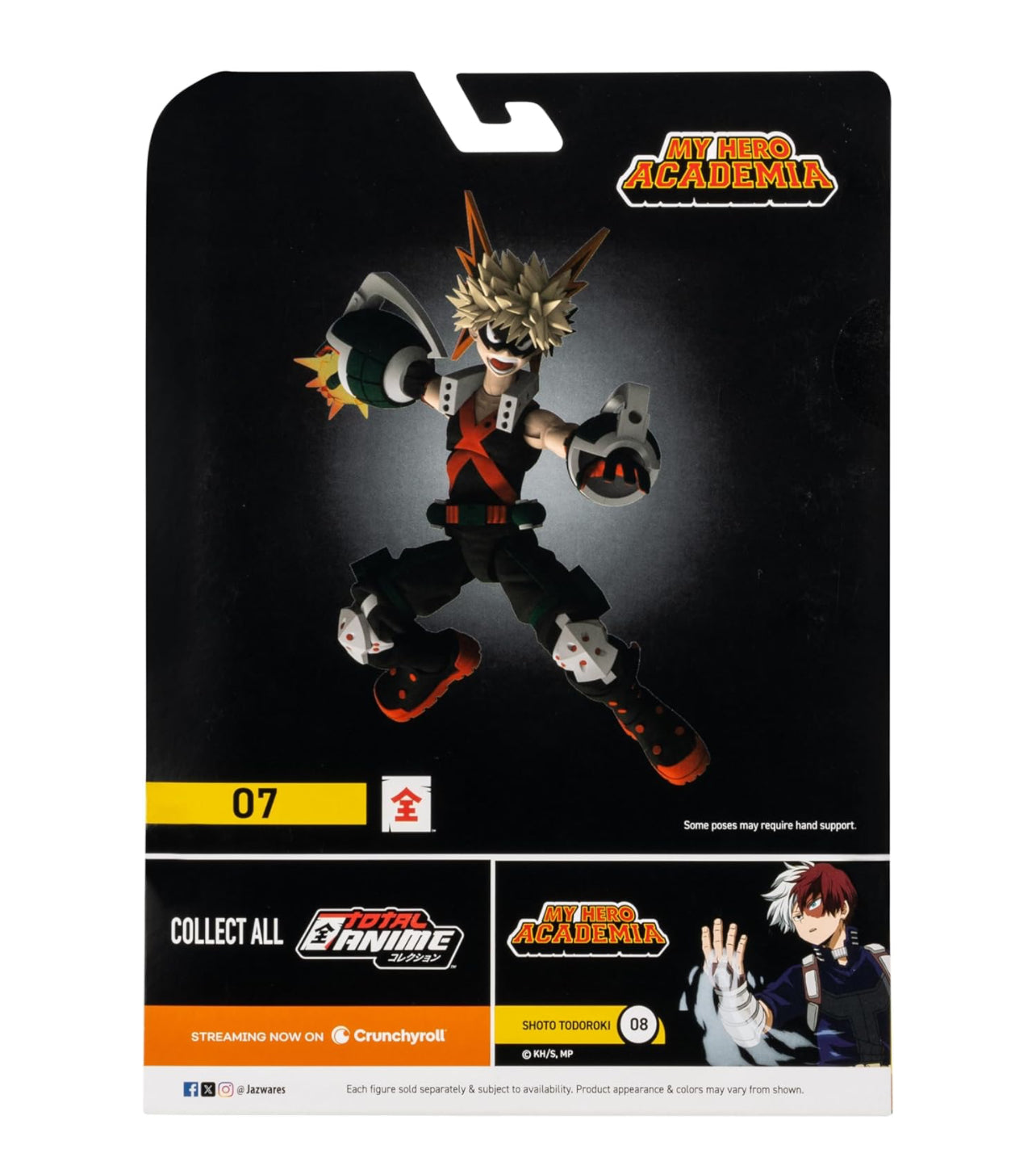 Katsuki Bakugo Figura de Acción My Hero Academia Total Anime Jazwares 15cm