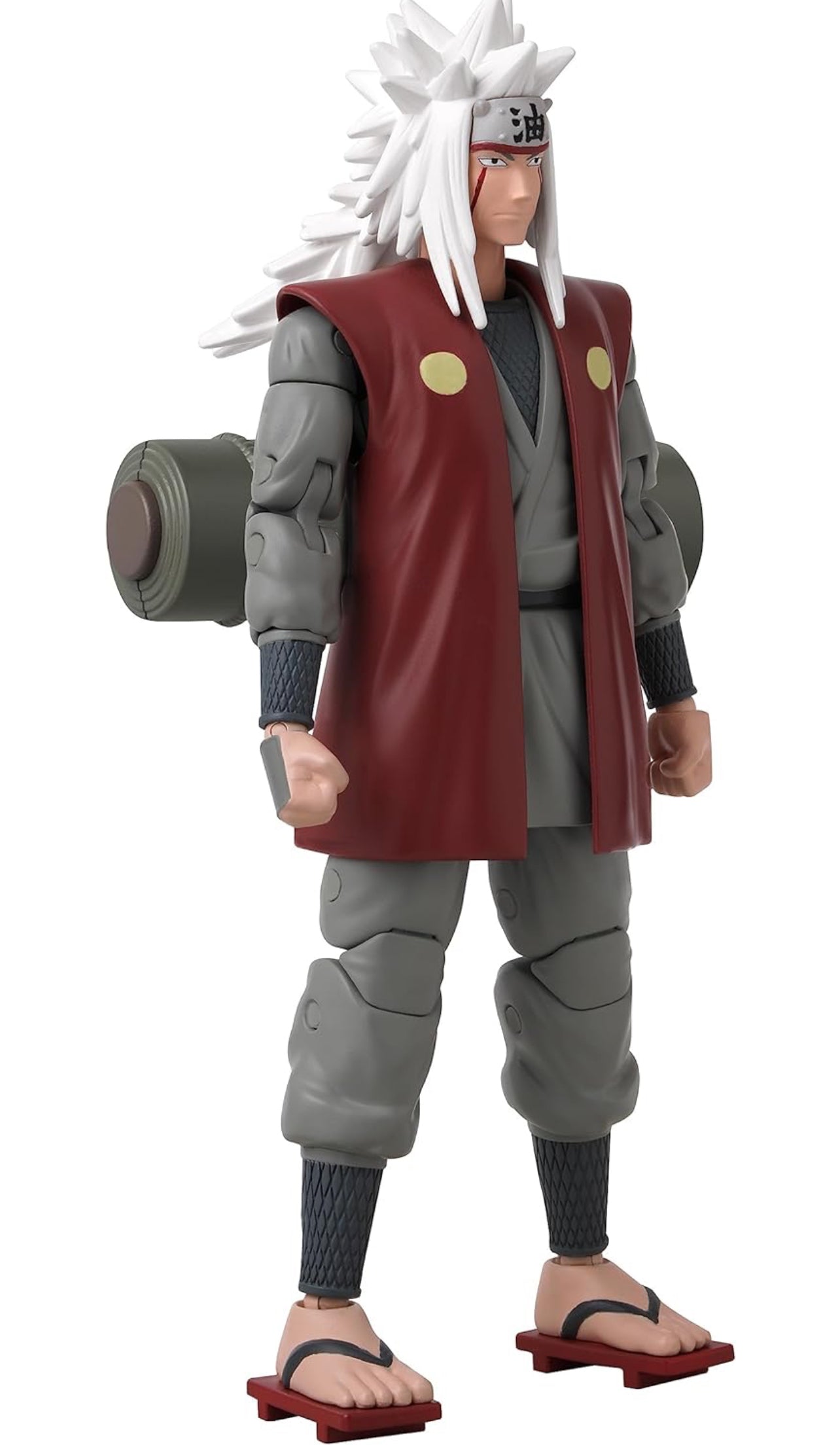 Jiraiya Figura de acción Naruto Shippuden Anime Heroes Bandai 16 Cm