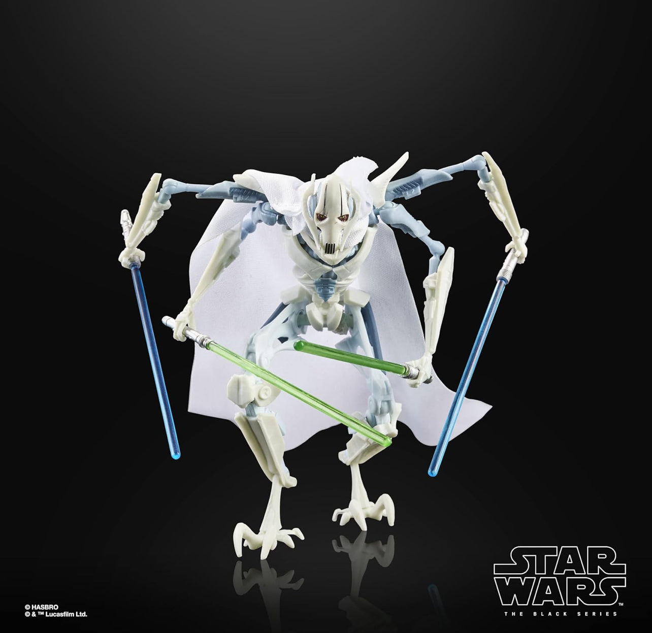 3 Pack Darth Vader & Gr Grievous & Grand Admiral Thrawn Figuras Star Wars Masters Of Evil Black Series 1/12