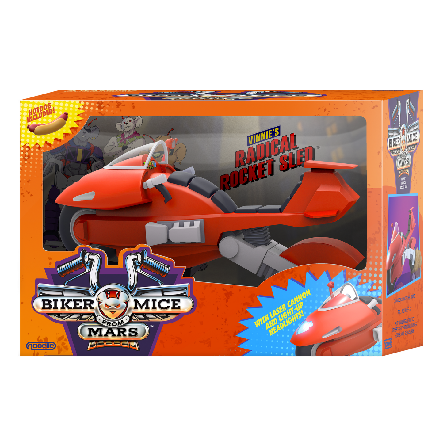 Vinnie’s Radical Rocket Sled Motorratón Biker Mice from Mars Nacelle 25 Cm