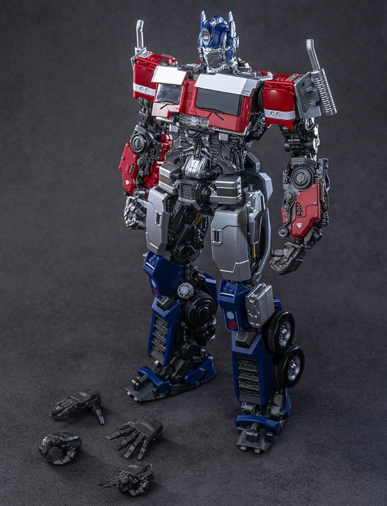 Optimus Prime Figura de Acción Transformers Rise Of The Beasts Yolopark Transformers Model Kit AMK Series Hasbro