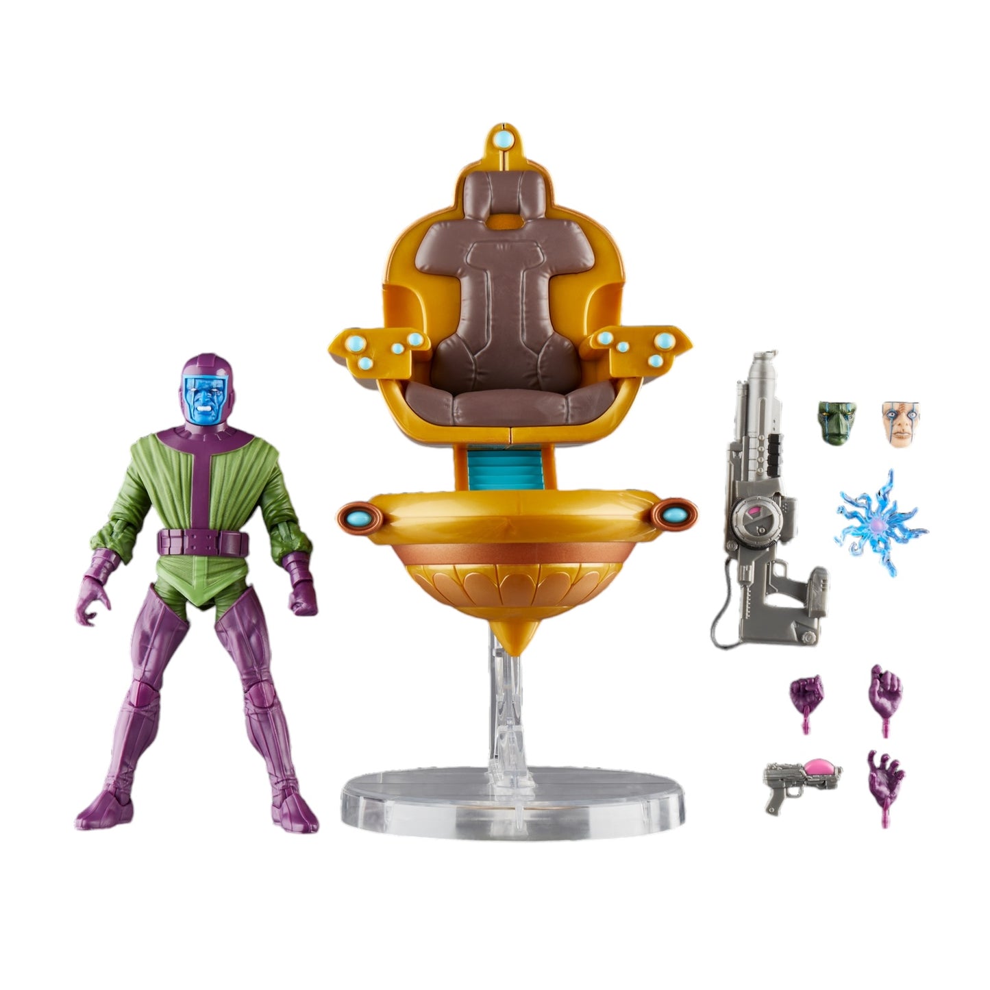Kang The Conqueror Figura De Acción Deluxe set Marvel Legends Hasbro 16 Cm