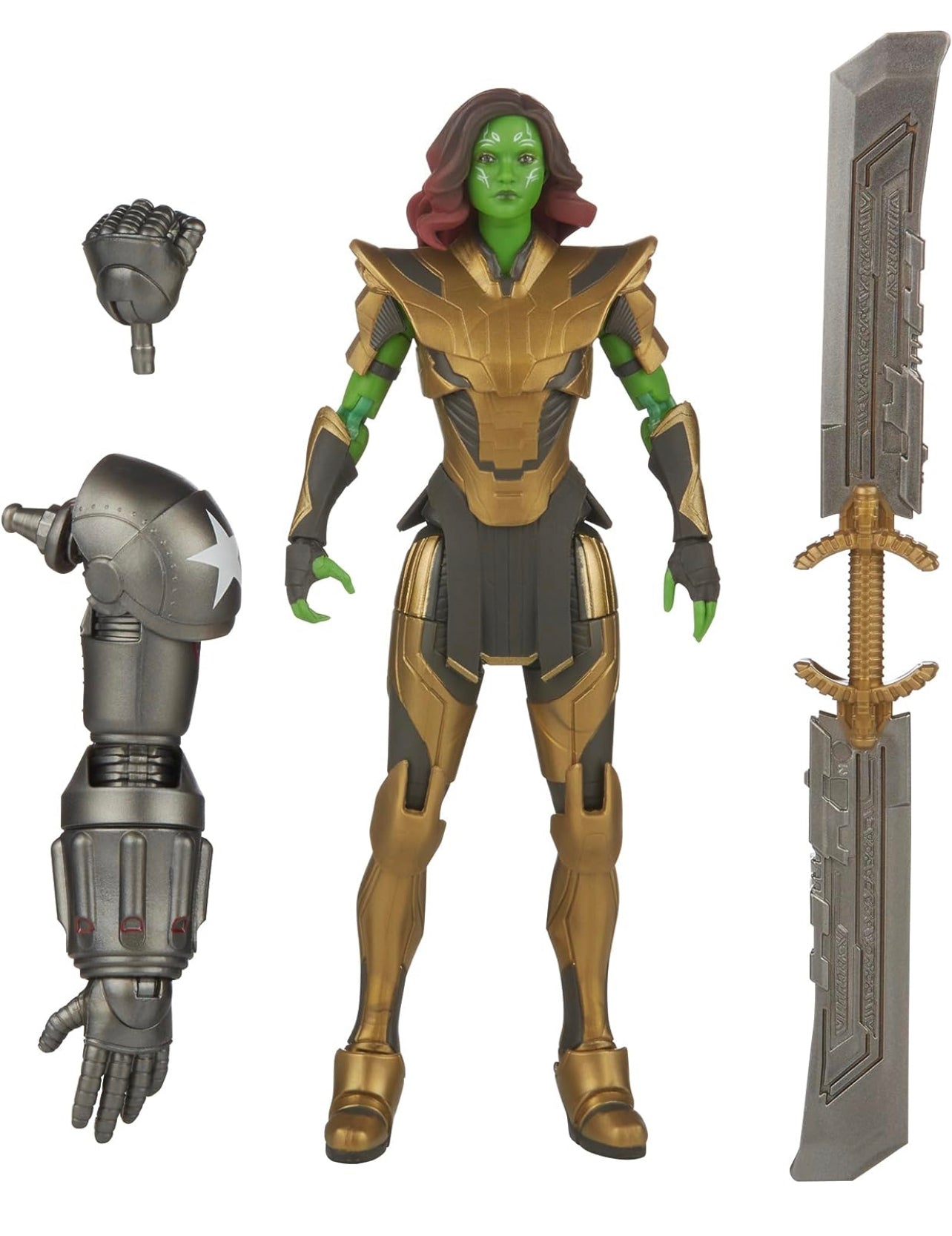Warrior Gamora Figura De Acción What If UCM Marvel Legends Hasbro 16 Cm