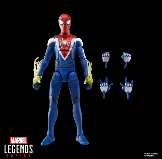 Miles Morales Upgraded Suit Figura De Acción Spiderman 2 Gamerverse Ps5 Marvel Legends 16cm