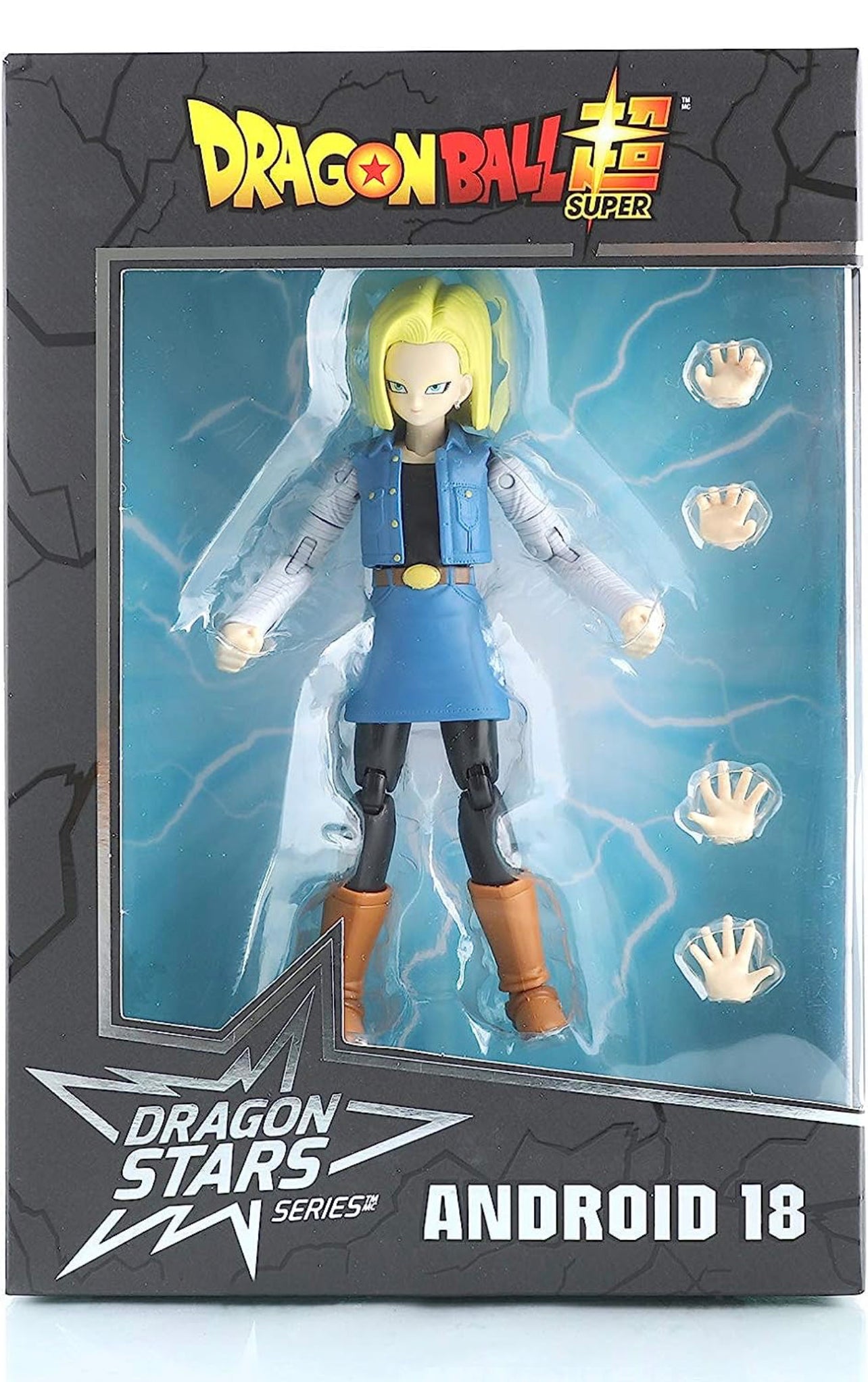 Androide 18 Figura De Acción Dragon Ball Z Dragon Stars Bandai 16 Cm