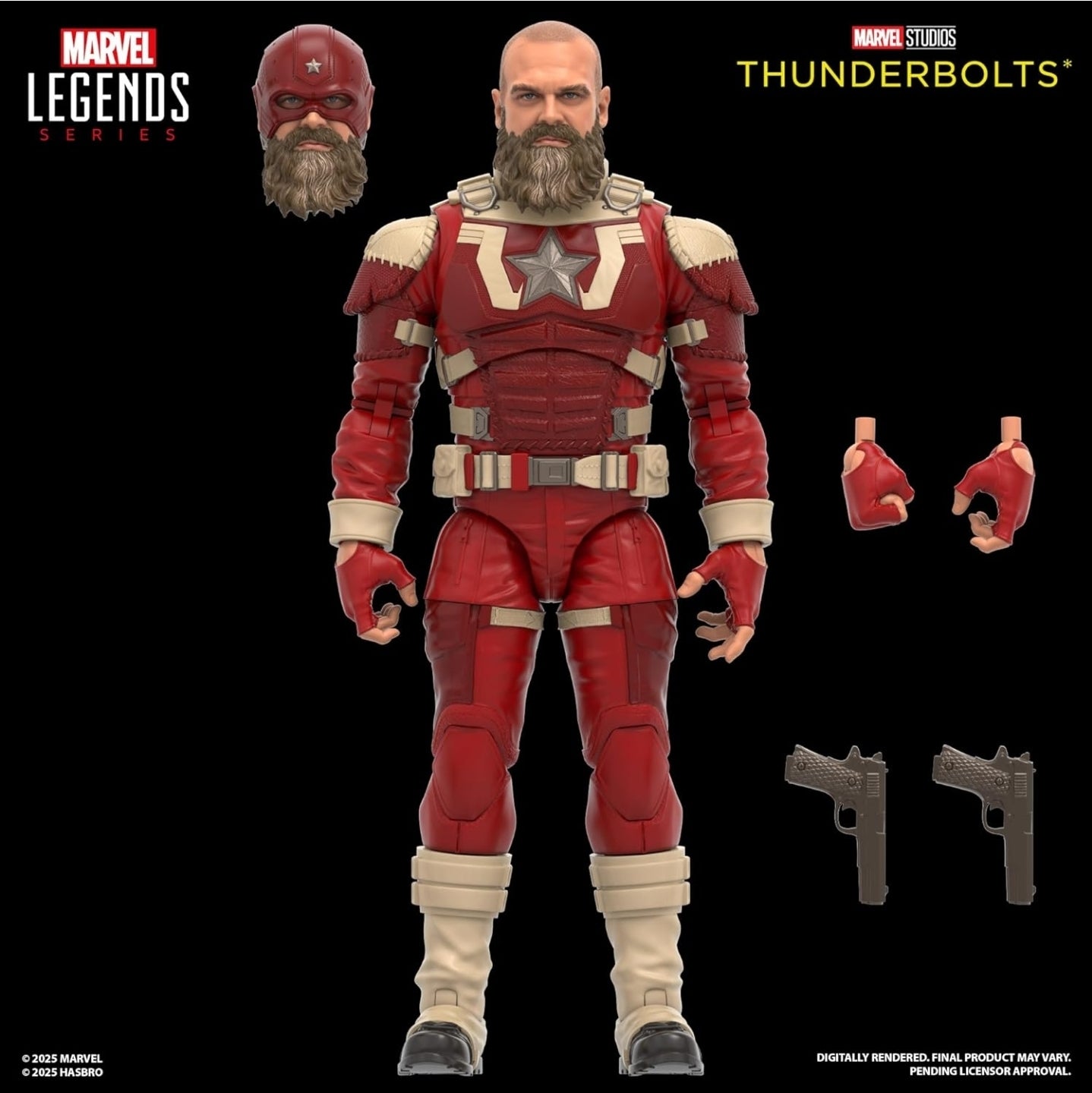 Yelena Belova & Red Guardian 2 Pack Figuras de Accion Thunderbolts Marvel Legends