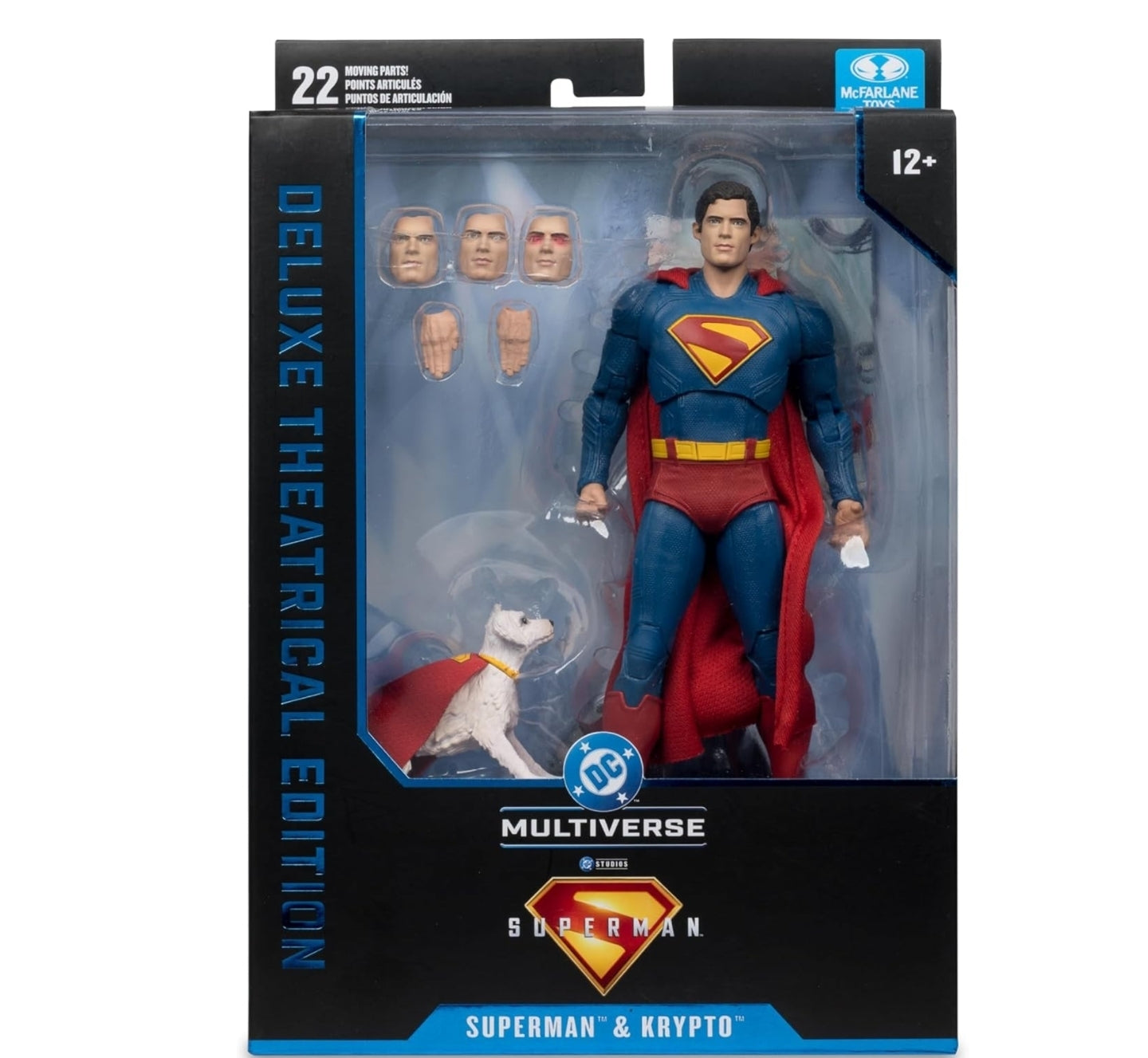 Superman & Krypto Figura De Accion Deluxe Theatrical Edition 2025 Mcfarlane Toys 18cm
