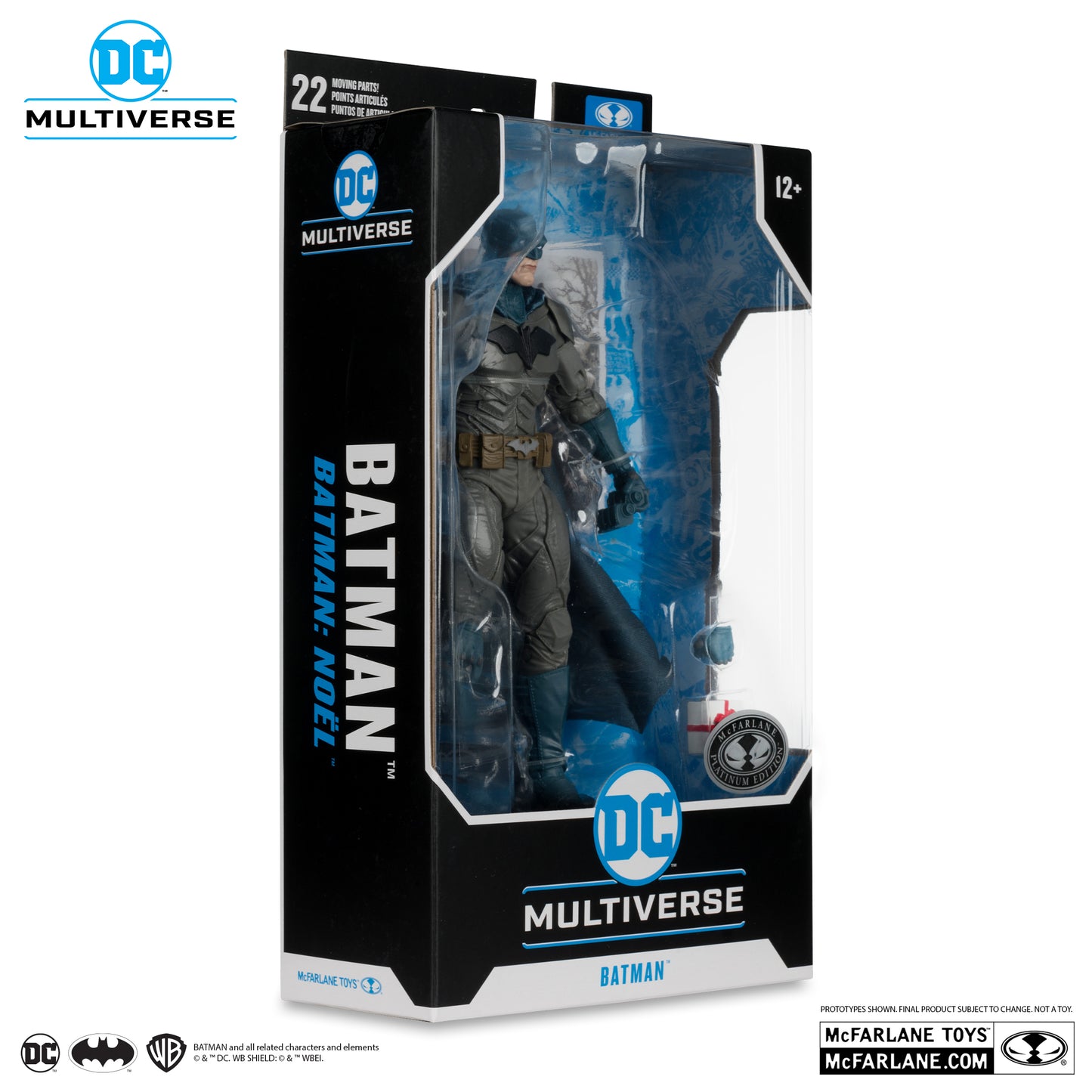 Batman Noel Figura De Accion DC Platinum Ed Mcfarlane 18cm