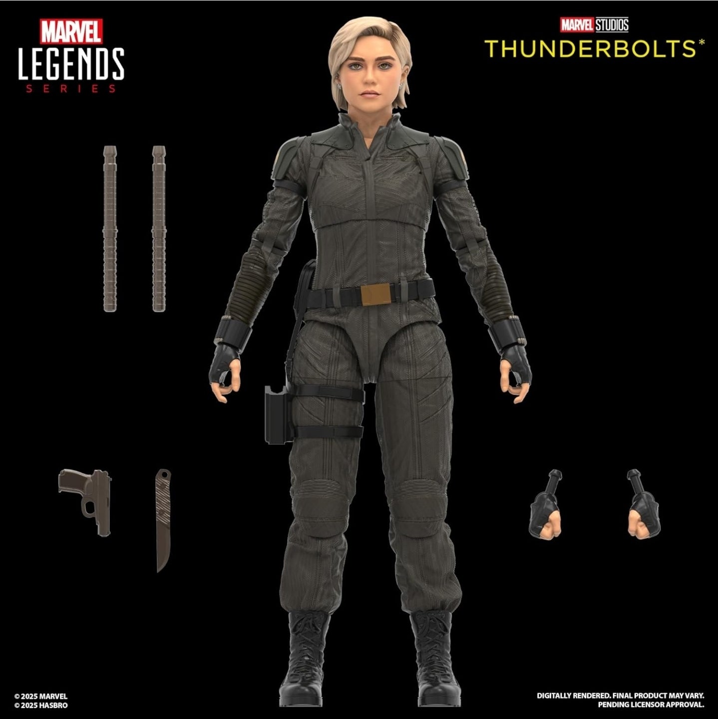 Yelena Belova & Red Guardian 2 Pack Figuras de Accion Thunderbolts Marvel Legends