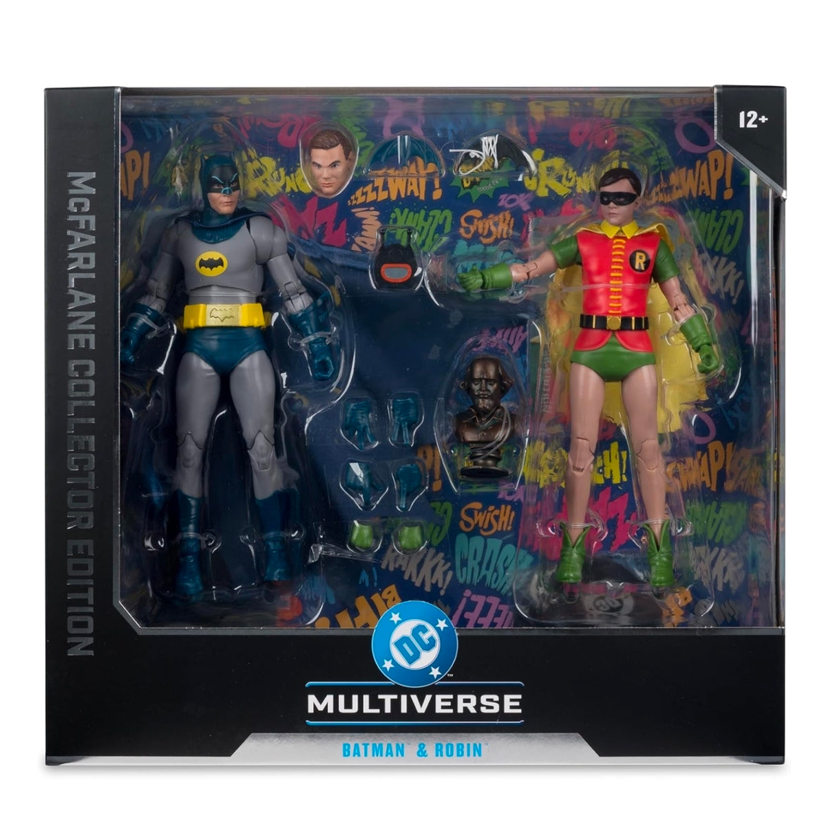 Batman & Robin 2 Pack Figuras de Accion Batman 1966 Dc Collector Ed Mcfarlane 17cm