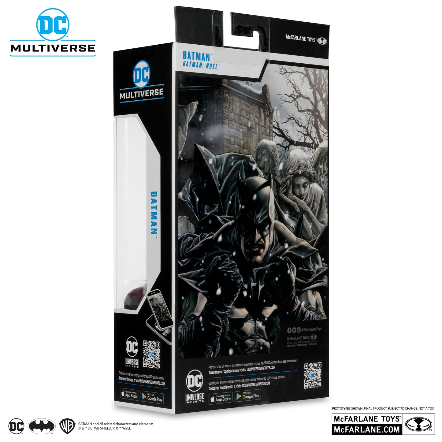 Batman Noel Figura De Accion DC Platinum Ed Mcfarlane 18cm