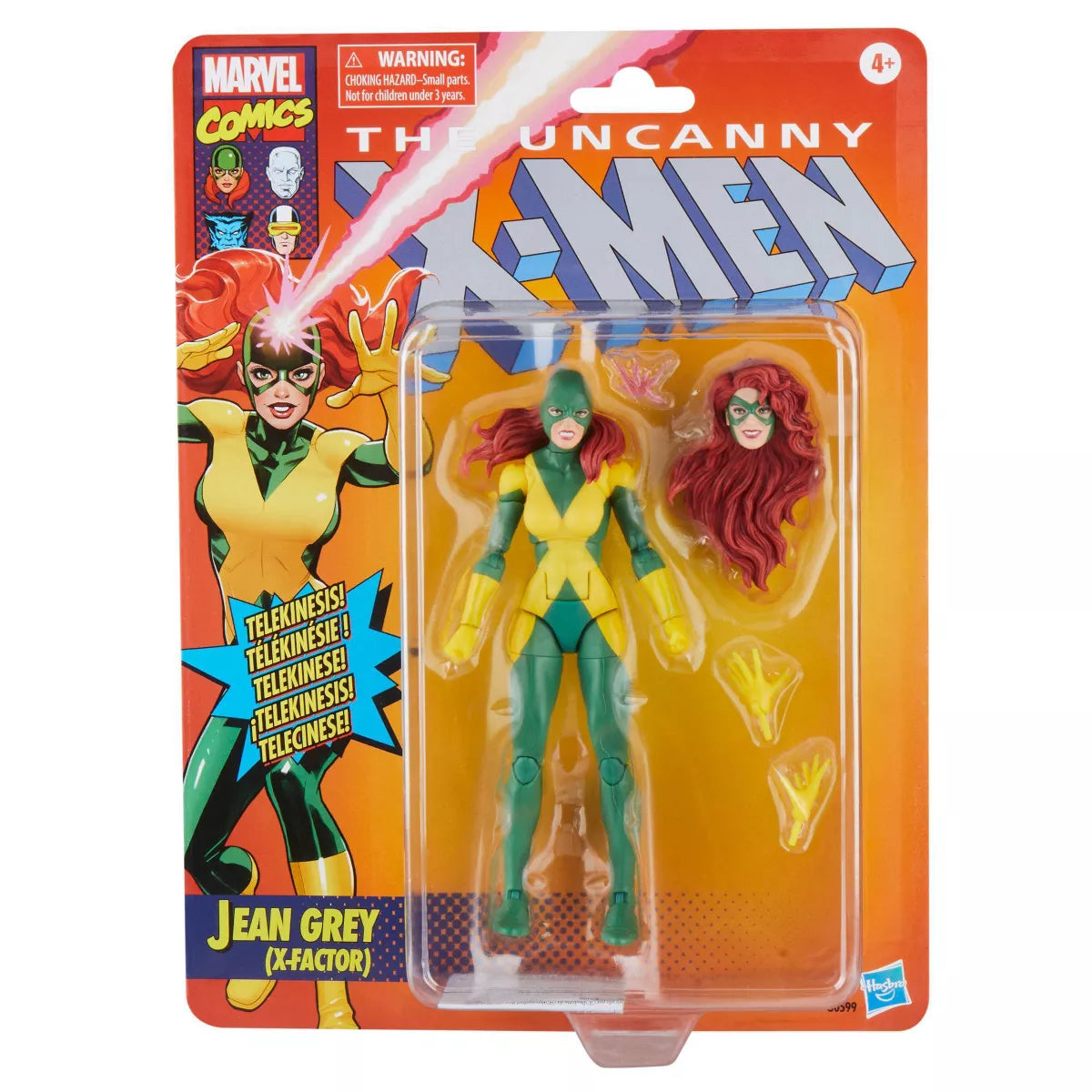 Jean Grey X Force Figura de Acción X Men Uncanny Marvel Legends Retro Hasbro 16 Cm