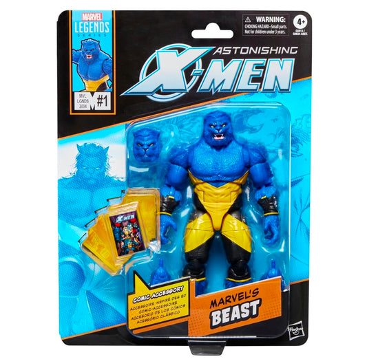 Beast Figura de Accion Astonishing X Men Marvel Legends 17 cm