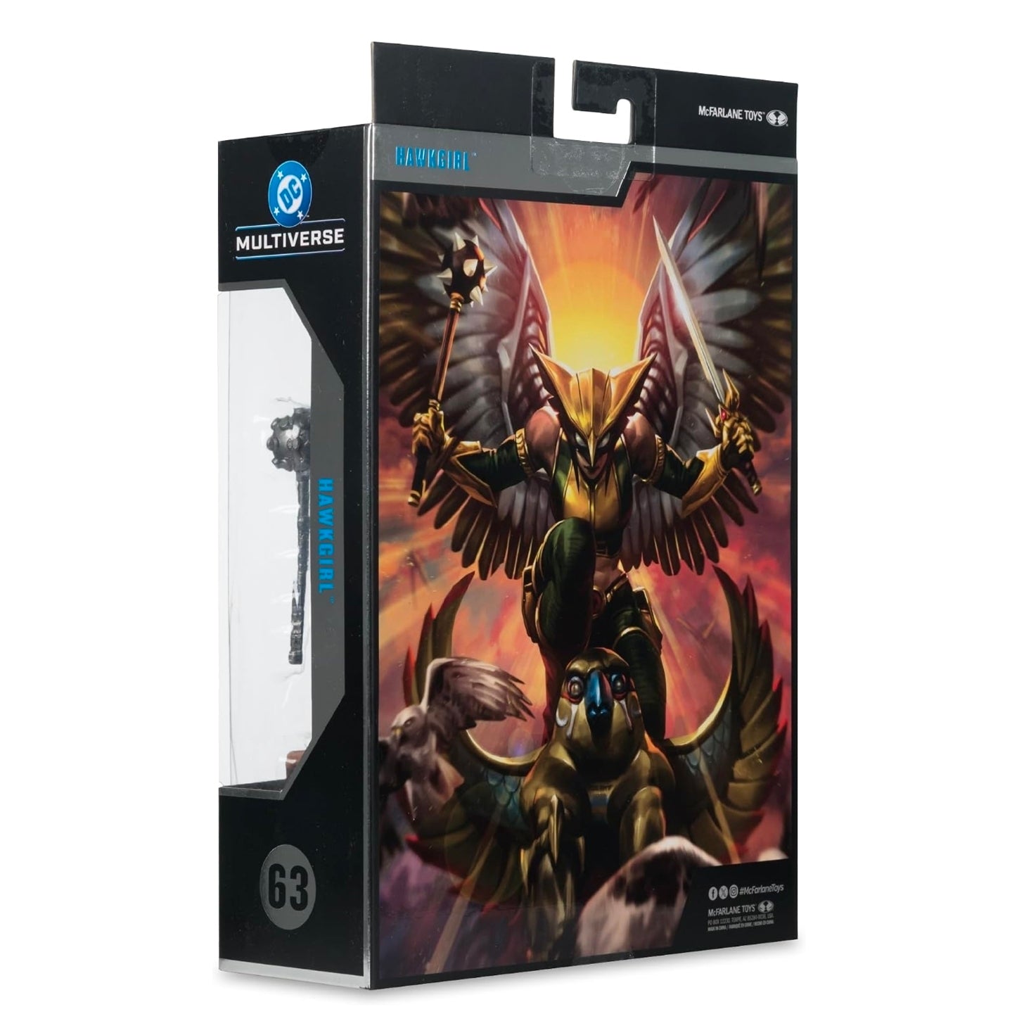 Hawkgirl Kendra Saunders Figura De Acción Mcfarlane Collector Ed 18cm