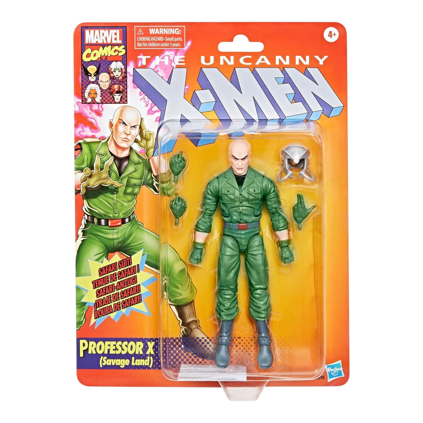 Professor X Savage Land Figura de Acción X Men Uncanny Marvel Legends Retro Hasbro 16 Cm