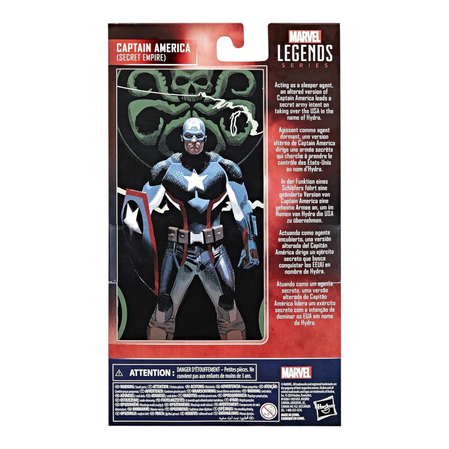 Capitán América Figura De Acción Secret Empire Marvel Legends 17 Cm